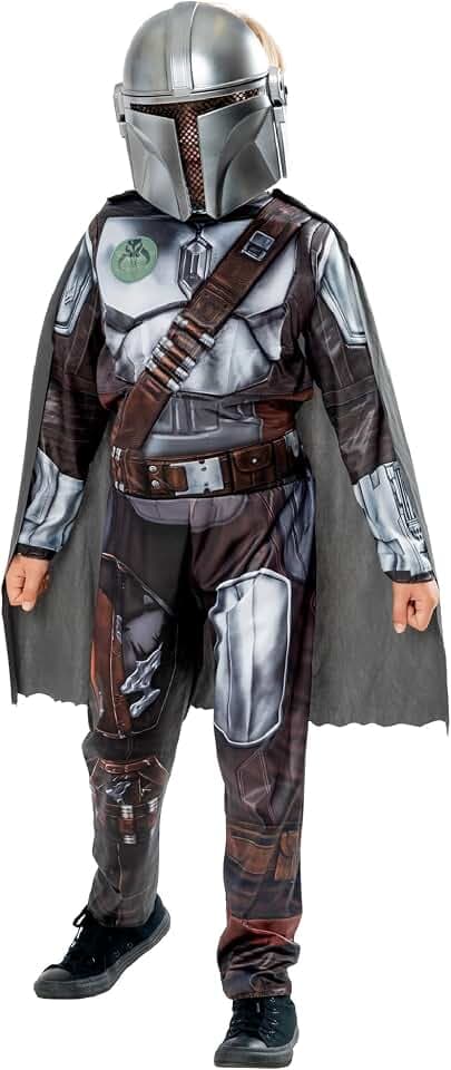Rubie‘s Offizielles Disney Star Wars The Mandalorian Kinderkostüm, Kinderverkleidung, Halloween