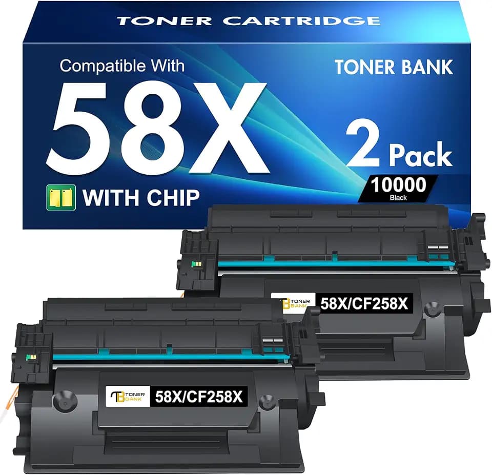 58X CF258X Toner Cartridge Black for HP 58A M428fdw M404dw M404n High Yield Compatible for HP 58X CF258X 58A CF258A Toner Cartridge for LaserJet Pro M404dn MFP M428fdn M428dw M404 M428 Printer Ink