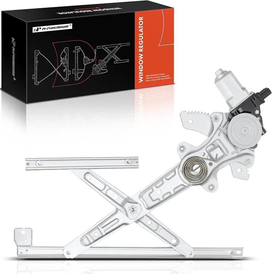 A-Premium Front Driver Side Power Window Regulator with Motor (6-Pin)