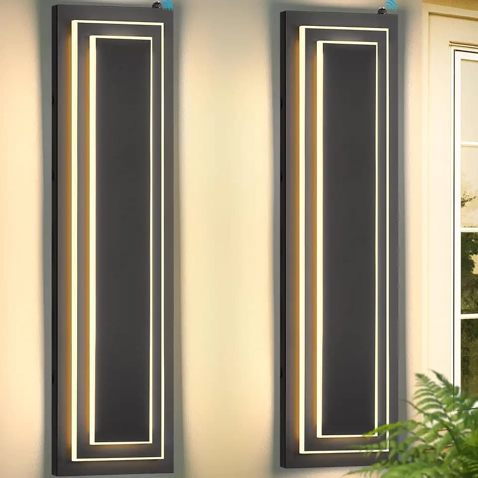 23.6 in Dusk to Dawn Exterior Lighting Fixtures,Outdoor Wall Lights