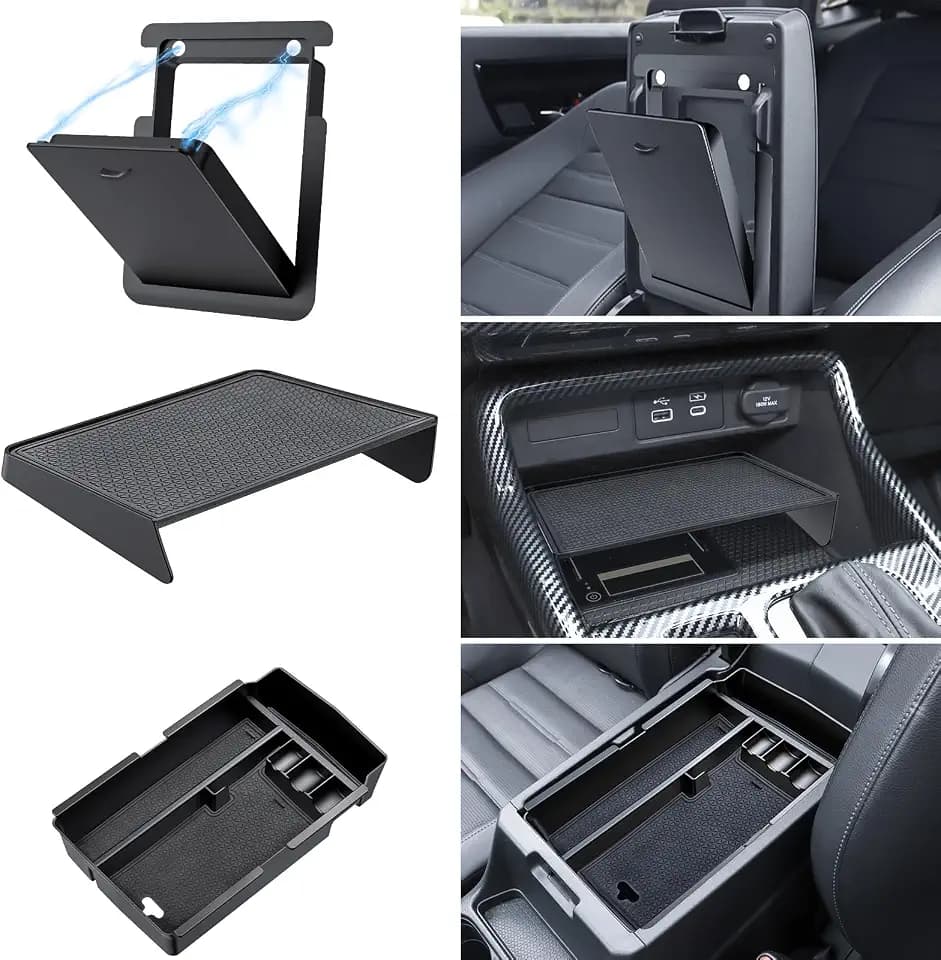 Center Console Organizer Armrest Storage for 2023-2025 CR-V 3PCS