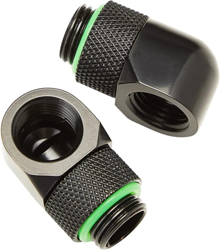 Corsair Hydro X Series 45° Rotary Adapter Twin Pack- Black