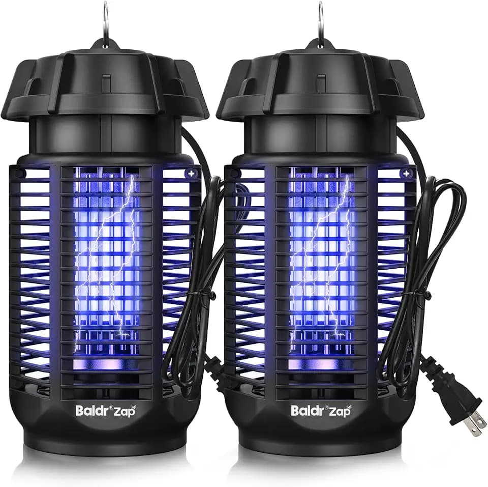Upgraded Bug Zapper Outdoor Indoor, Mosquito Zapper, 2 Pack