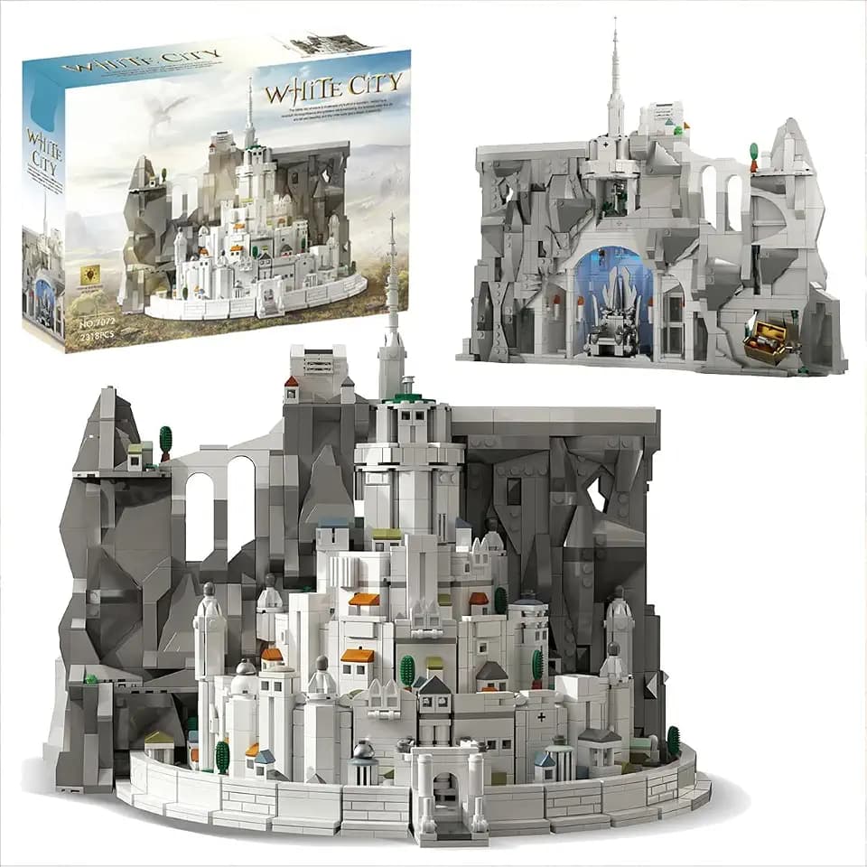 White City Castle Klemmbausteine mit Licht