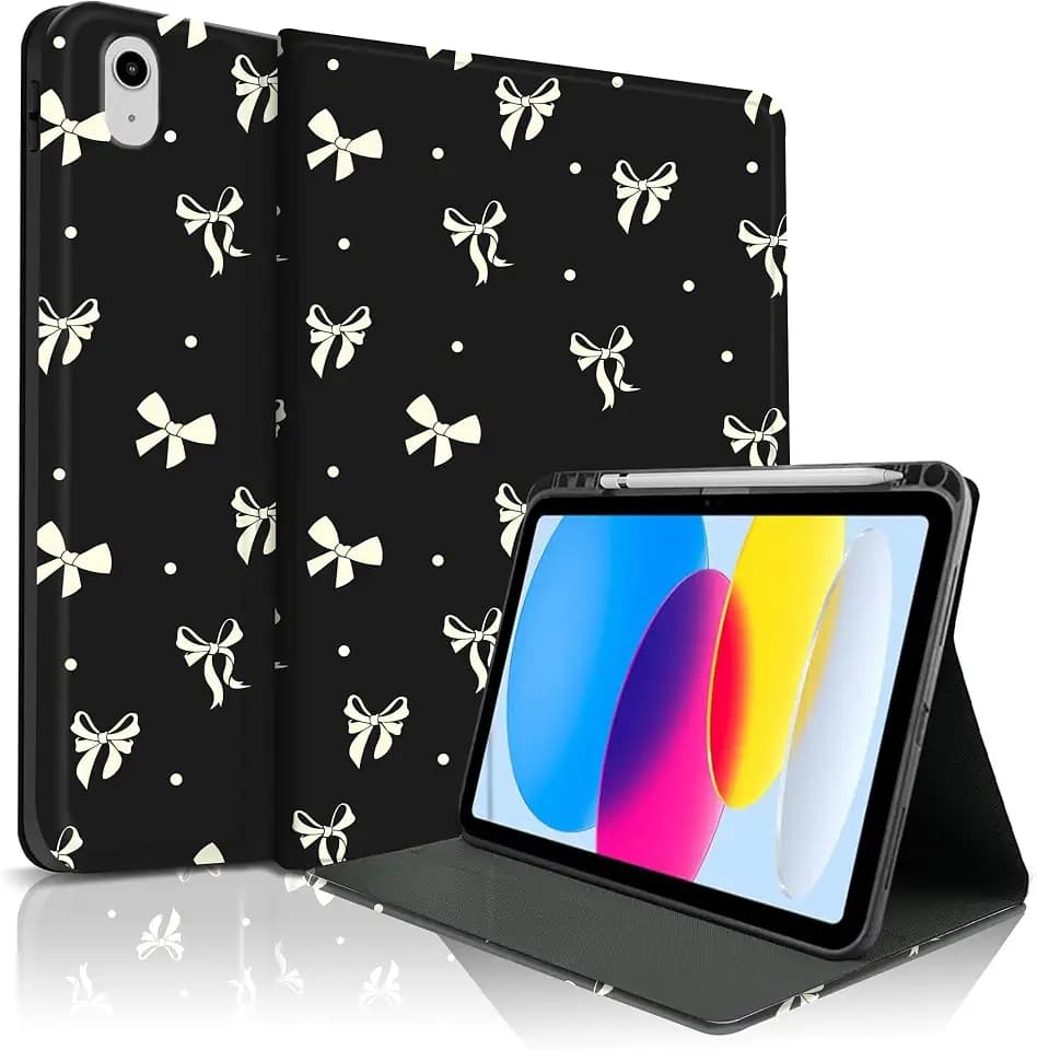 for iPad 11th (A16) 11-inch 2025 /10th Generation 10.9-inch 2022 Bows Case