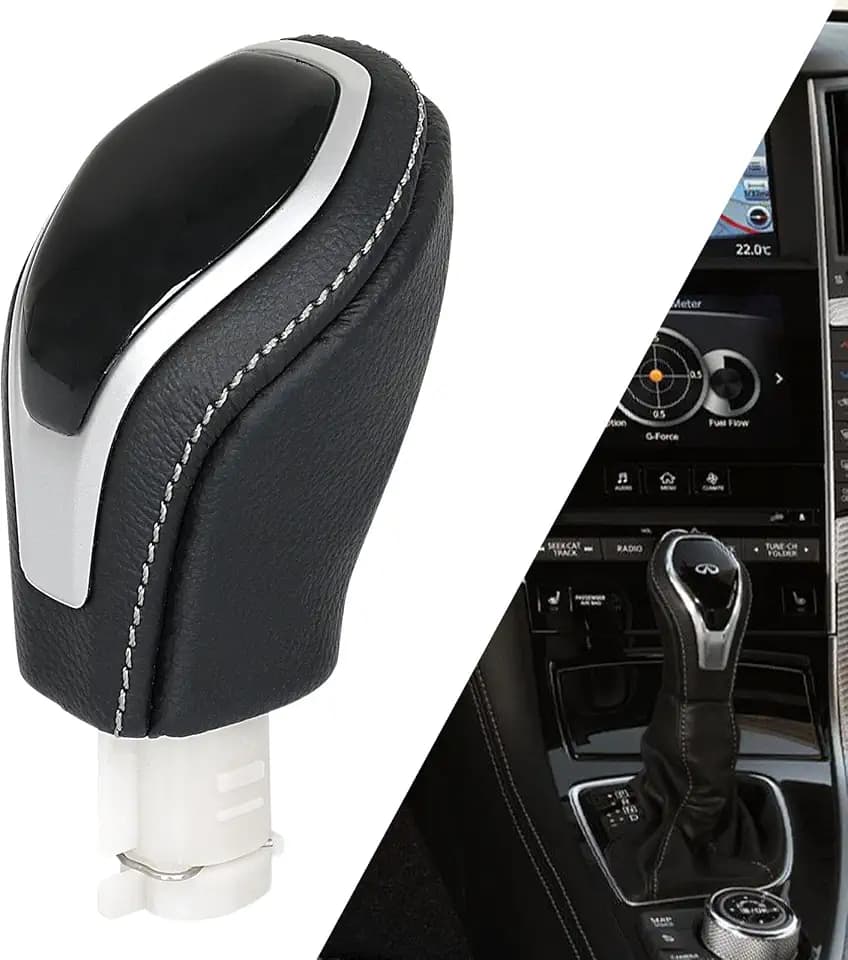 Osompar A/T Shift Knob Compatible with Infiniti Q50 Q60 QX60 QX80 2016-2022 Replaces 34910-9NF0B Gear Shift Handle Knob Lever Accessories