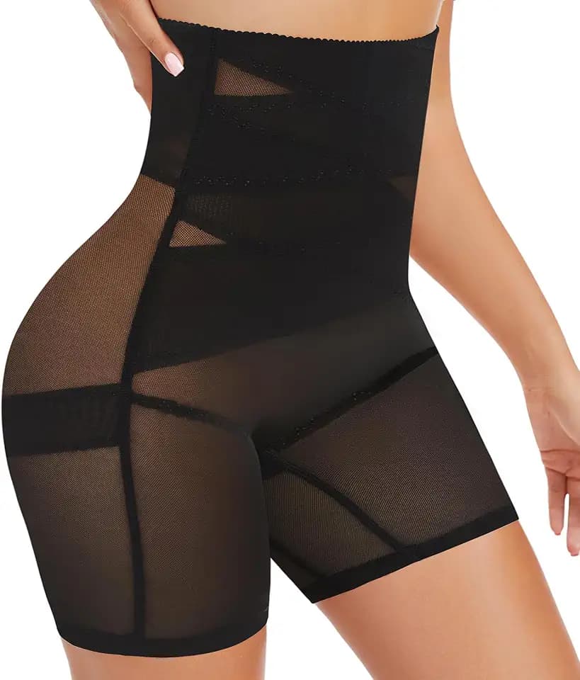 sellto Shapewear Damen Bauchweg Unterhose Hohe Taille Bauch Weg Miederhose