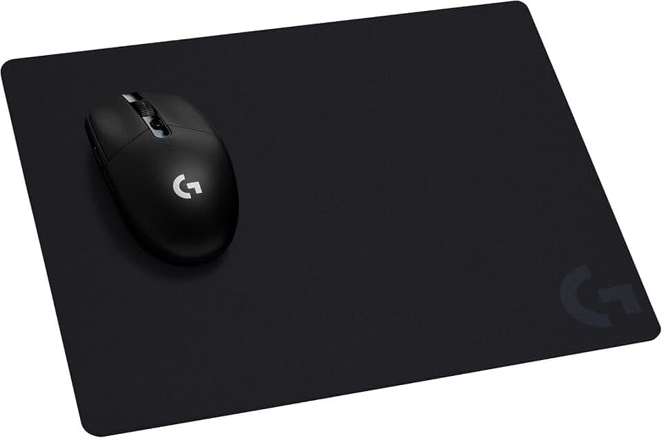 Logitech G G440 Hartes Gaming-Mauspad, optimiert für Gaming-Sensoren, geringe Oberflächenreibung, rutschfeste Mausmatte, Mac- und PC-Gaming-Zubehör, 340 x 280 x 5 mm