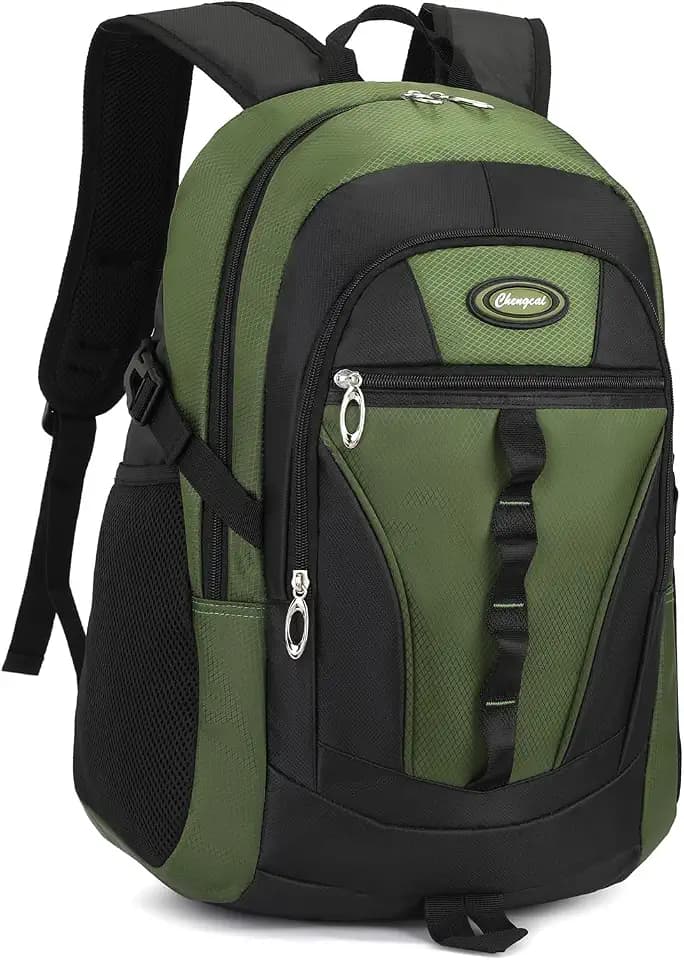 Kids School Backpack for Boys Girls,Large Capacity Bookbag(Dark Green)