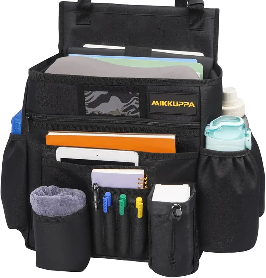 MIKKUPPA Car Front Seat Organizer - Enlarged Passenger Seat Organizer