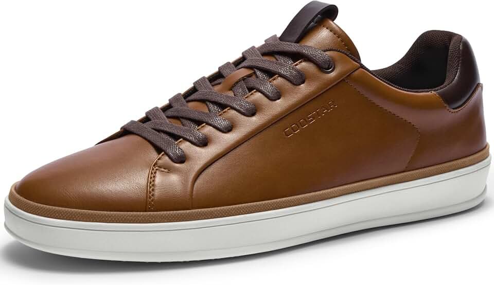 Coostar Mens Casual Shoes Dress Sneakers Lace-up Business Shoe