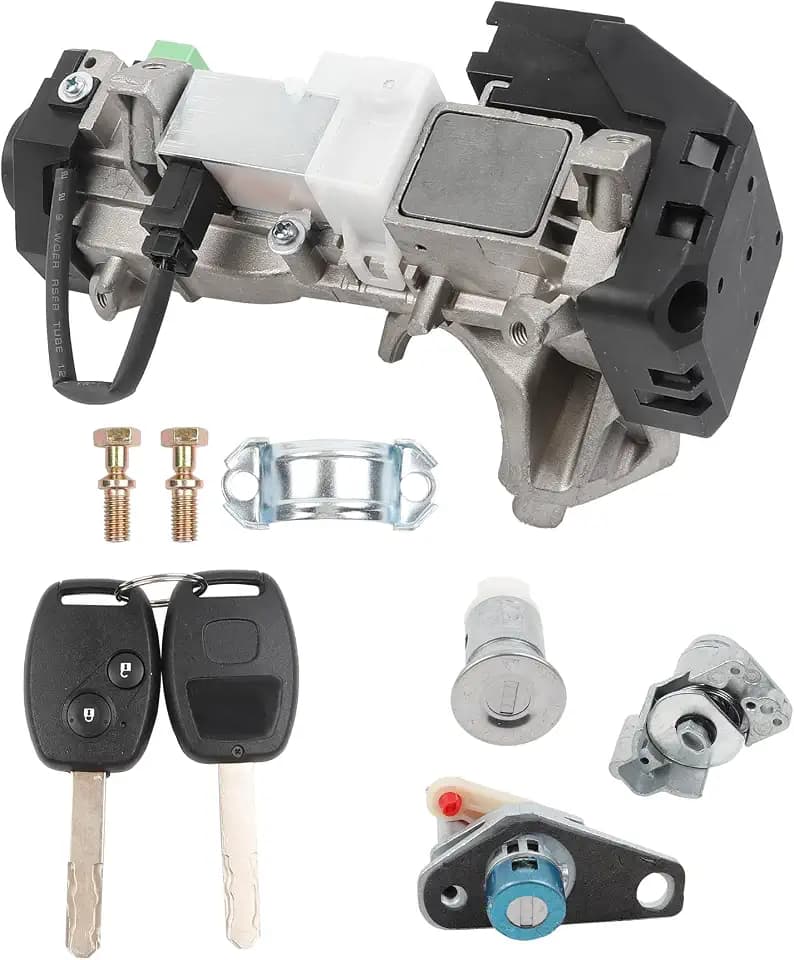 Dasbecan Ignition Switch Lock Cylinder Assembly W/Keys (Chip ID46)