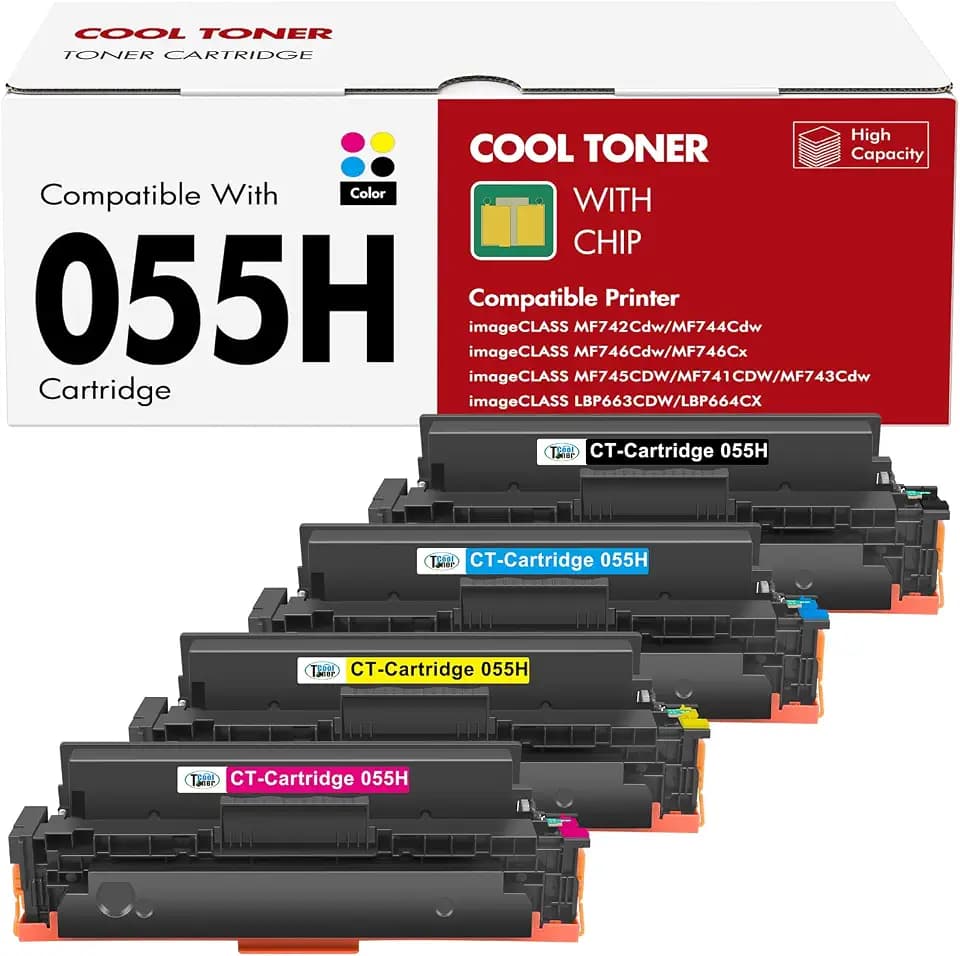 055H 055 Mf743cdw Toner Cartridges Set for Canon MF741Cdw MF743 MF740C