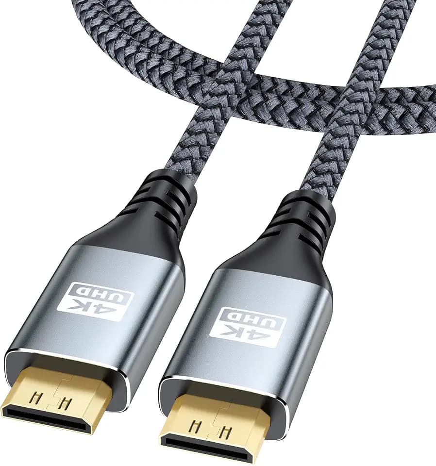 4K Mini HDMI to Mini HDMI Cable 2FT, Short HDMI Mini Cable
