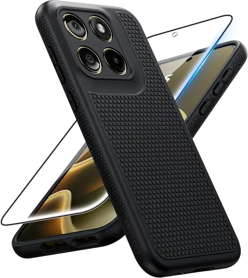 FNTCASE for Motorola Edge 2026 Case: Matte TPU Non Slip Drop Protection