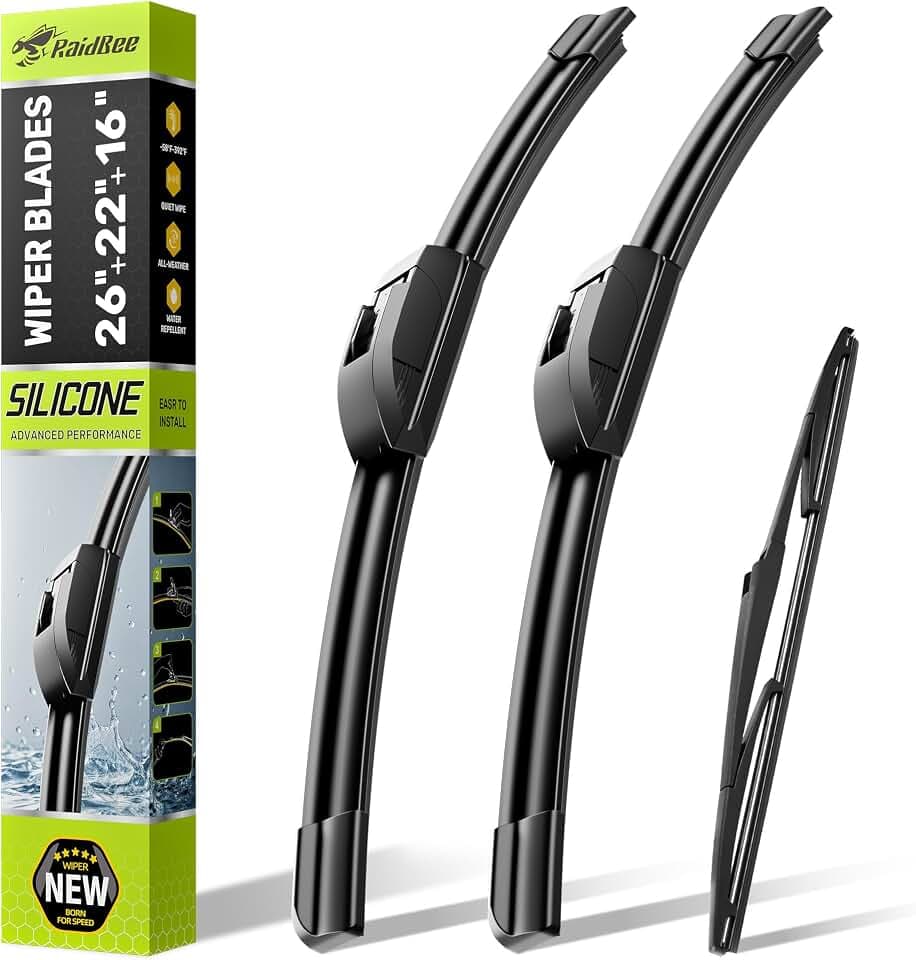 Silicone Windshield Wiper blades Replacement for