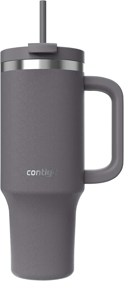 Contigo Streeterville Tumbler Thermobecher | Griff & Strohhalm | 29h kalt