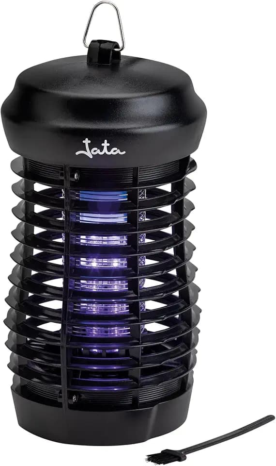JATA Home MOST3561 Elektrischer Insektenvernichter, UV, Mückenvernichter für den Innenbereich, 30 m², LED-Licht 395 Nm, abnehmbare Schale, geringer Stromverbrauch, zum Aufhängen oder auf dem Tisch