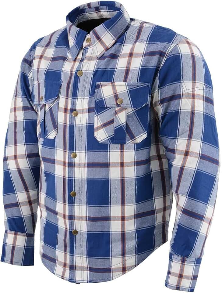 Milwaukee Leather Men's Flannel Shirt MPM1645