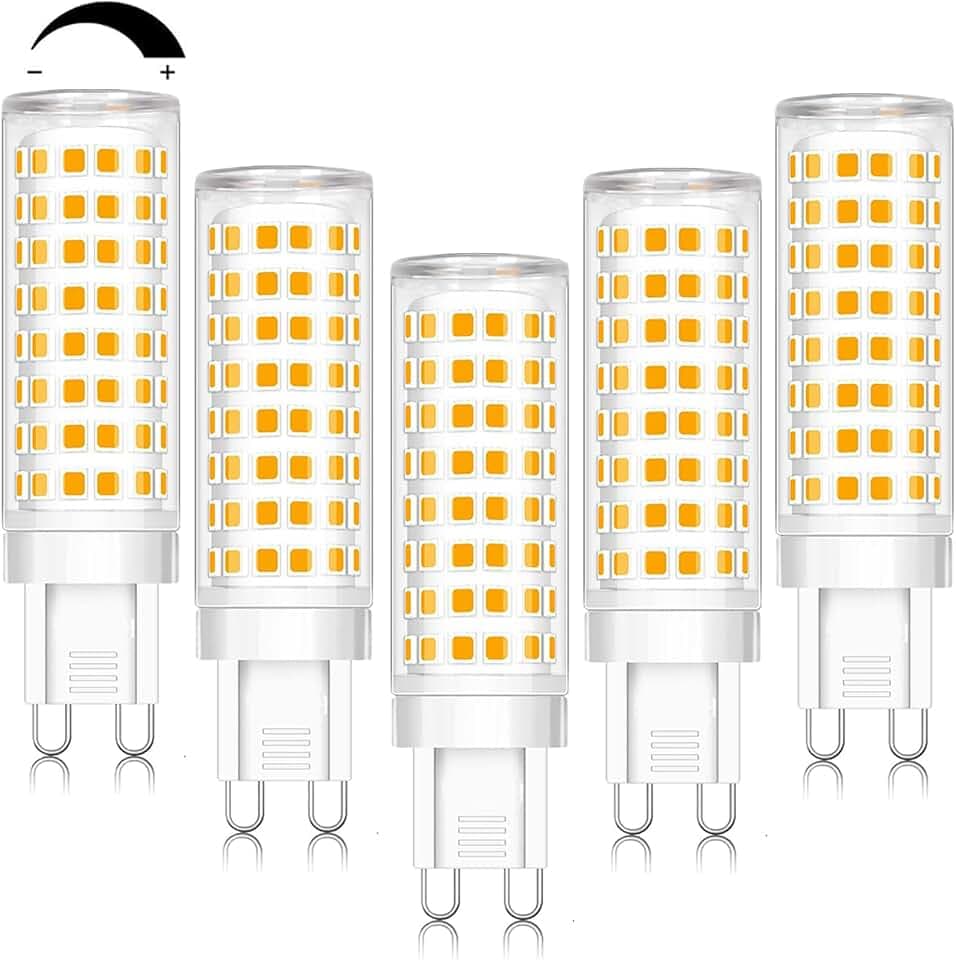 Dimmbar G9 LED Lampe 10W Warmweiß 2700K 100W Halogenlampe 220-240V 5er Pack