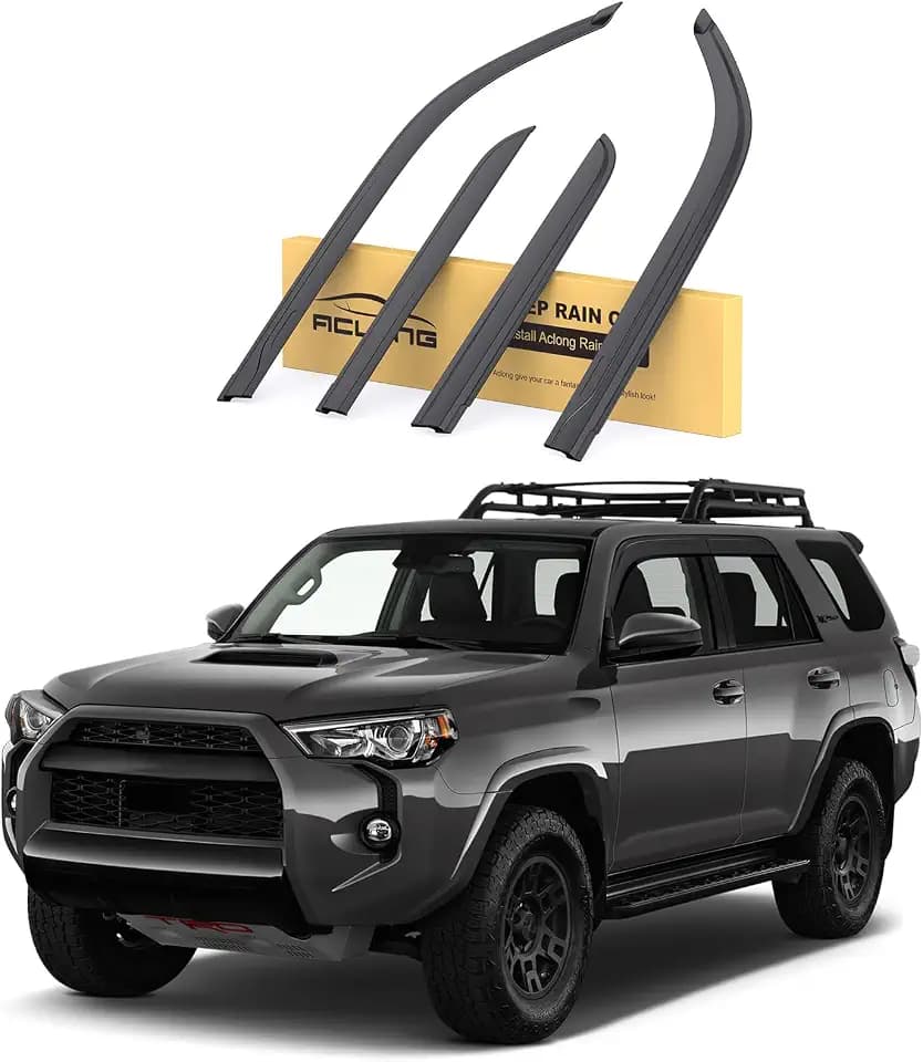 Rain Guards Window Wind Deflectors Fit for Toyota 4Runner 2010-2024