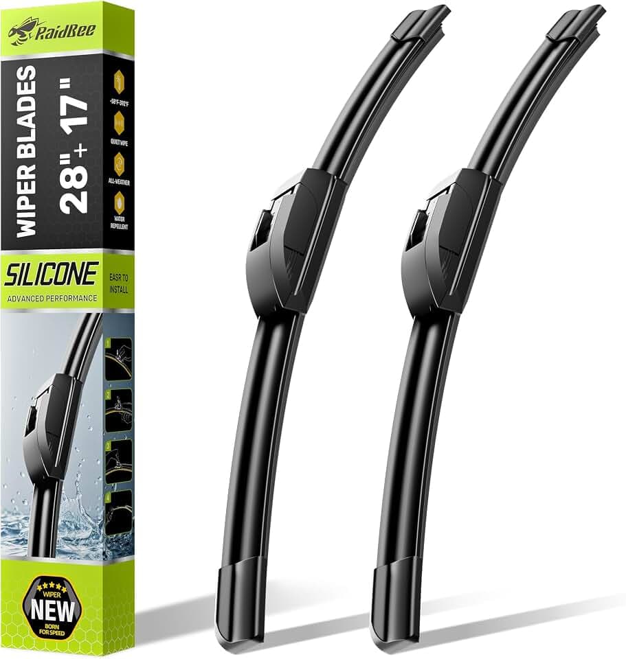 28" and 17" Silicone Windshield Wiper blades Replacement for