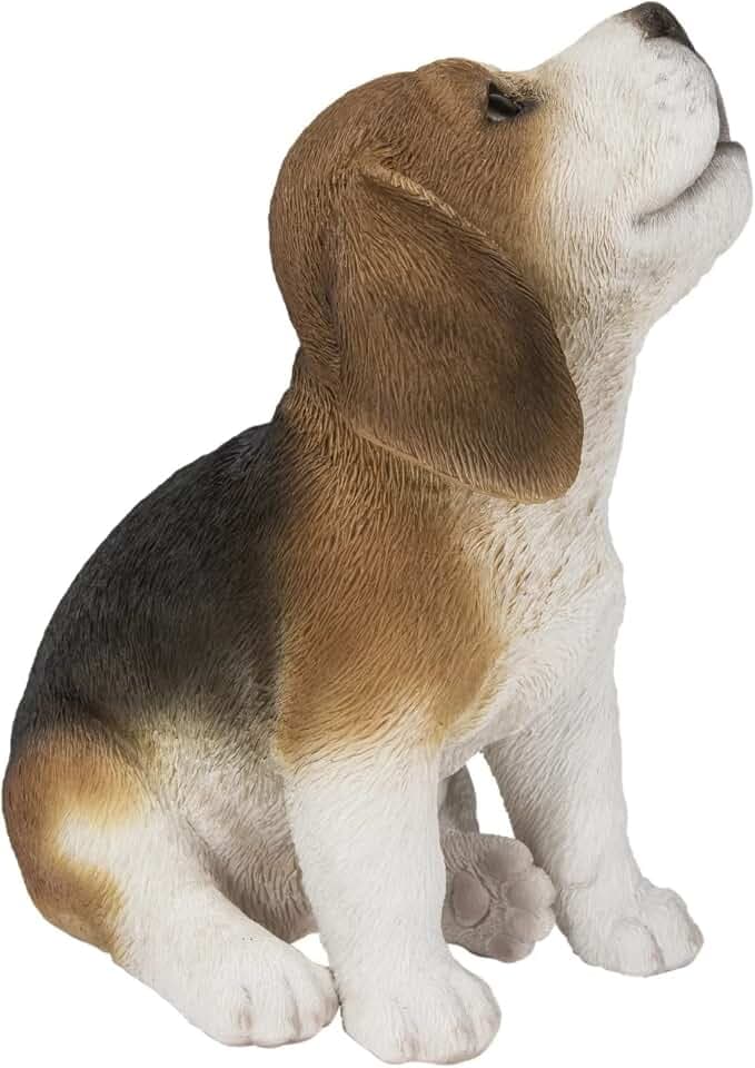 Hi-Line Gift Ltd 87703-I Howling Beagle Puppy Statue, 6.57-inch Height