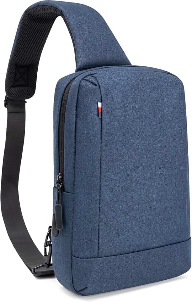 Sling Bag Crossbody Bag Men with USB Charging Port Small Messenger Bag Cross Body Shoulder Bag Sling Backpack Women