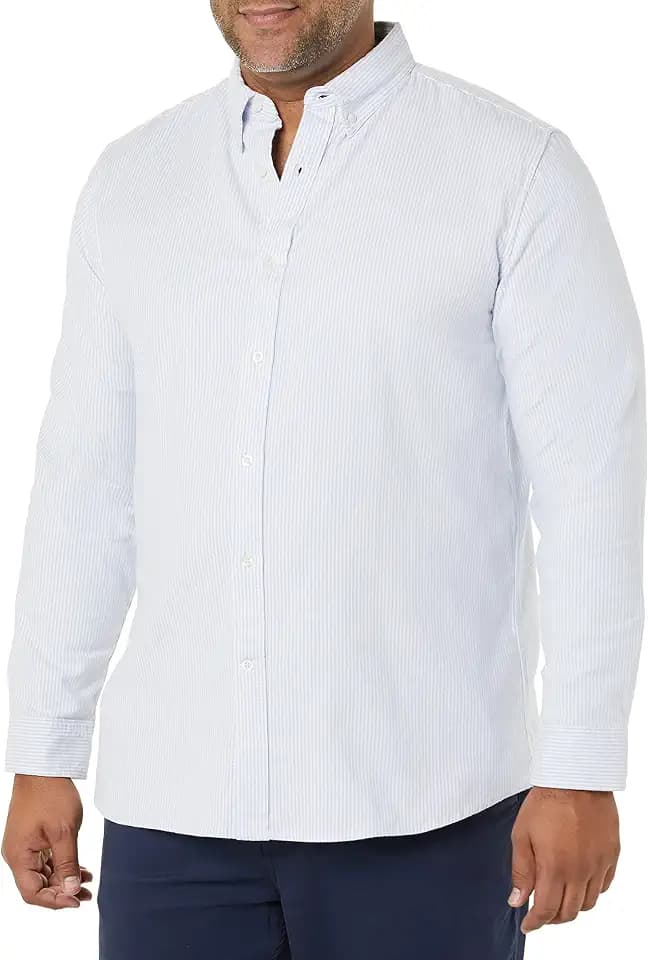 Amazon Essentials Men's Long-Sleeve Regular-Fit Cotton Thermal Waffle Knit Shirt