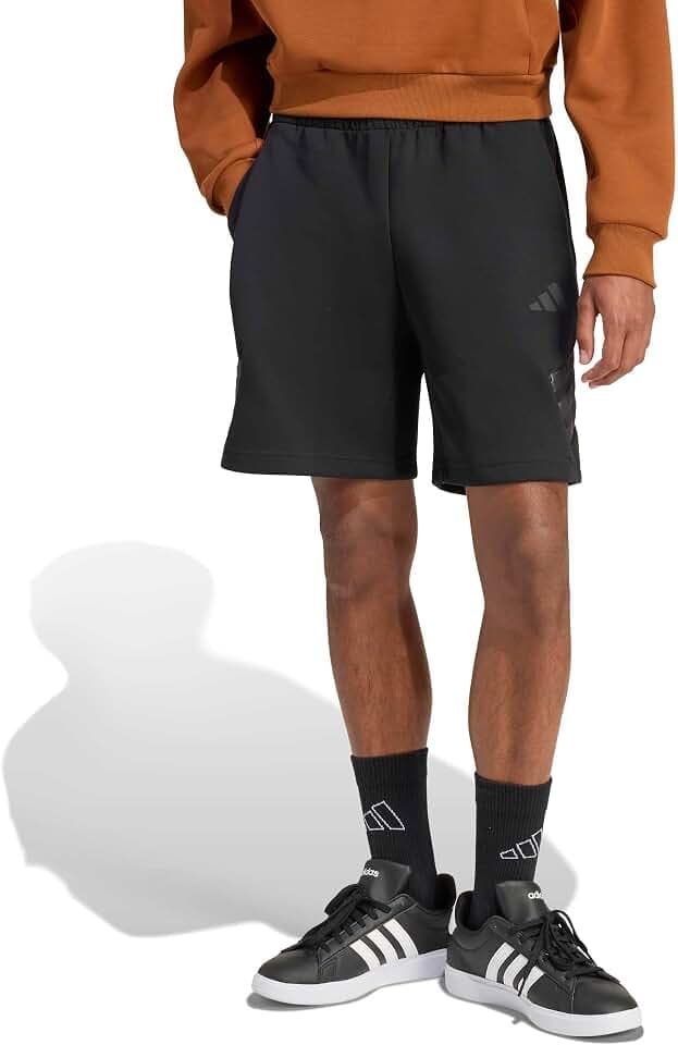 adidas Men's Future Icon 3-Stripes Woven Shorts
