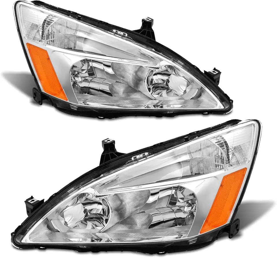 for 2003-2007 Honda Accord Halogen Headlight W/O Bulbs