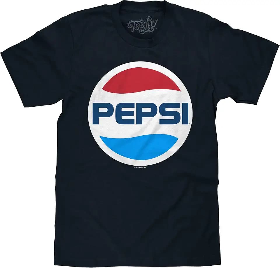 Tee Luv Men's 80s Pepsi Logo Shirt