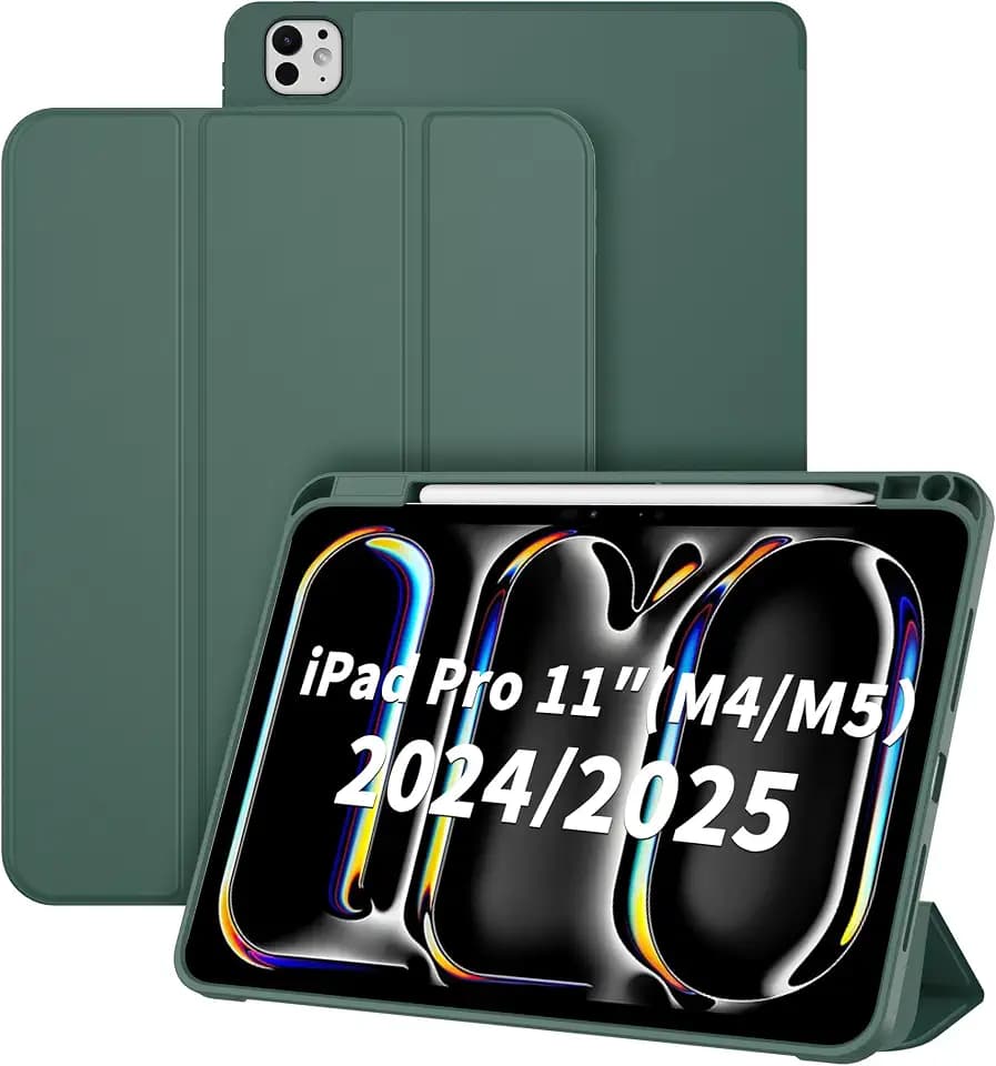 CACOE Hülle für iPad Pro 11 Zoll M5/M4 (2025/2024) mit Stifthalter