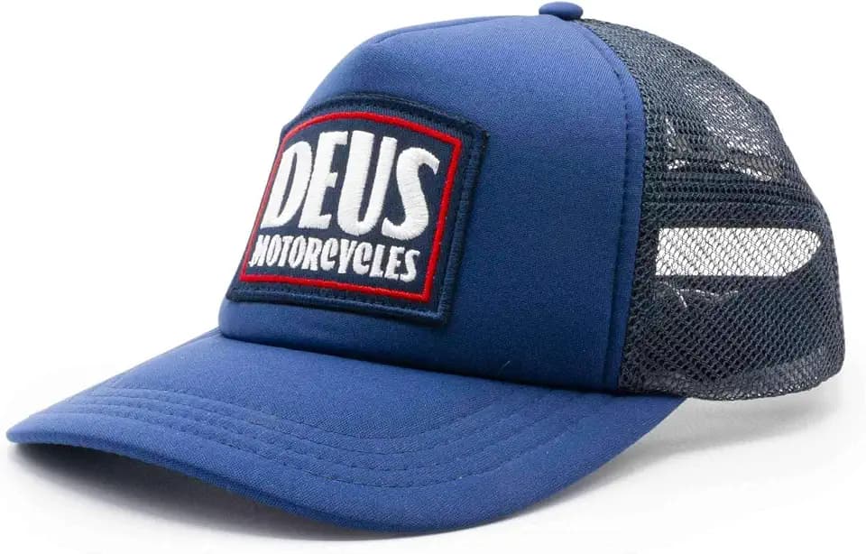 Deus Crimson Trucker Cap - Navy