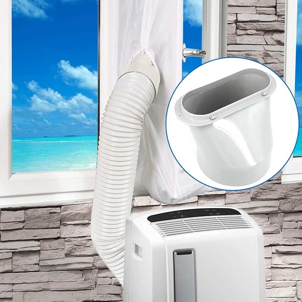 Klimaanlage Fensteradapter, Klimagerät Fenster Adapter, Abluftschlauch-Kit, Klimageräte-Zubehör für Mobile Klimaanlage