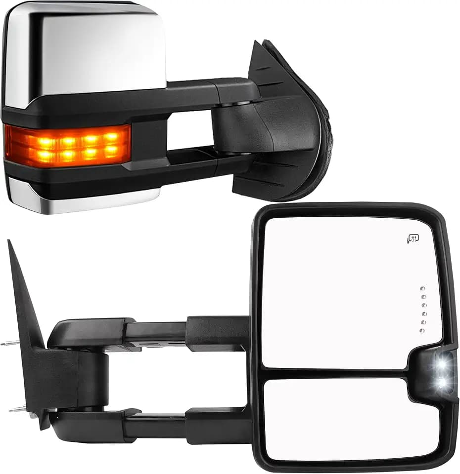 YITAMOTOR Tow Mirrors Compatible with 2003-2006 Chevy Silverado GMC Sierra