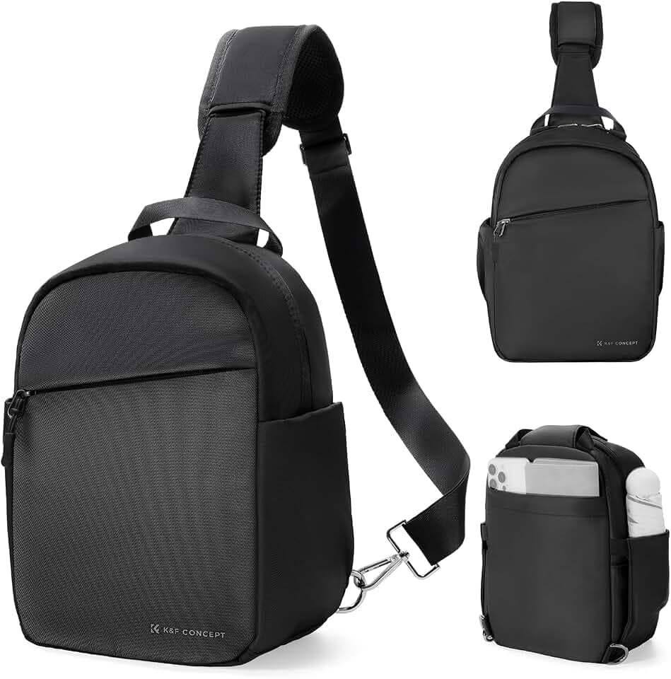 K&F CONCEPT Kameratasche, Kamera Sling Tasche Fotorucksack Klein