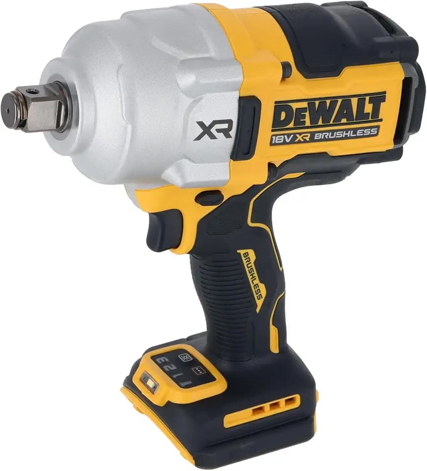 DEWALT 18V Akku-Schlagschrauber 3/4“ (bürstenloser Motor. 4 Stufen, Dreh- und Schlagzahl regelbar, max, 1.925 Nm Anzugsmoment, LED-Leuchte, Lieferung ohne Akku und Ladegerät), DCF964N-XJ