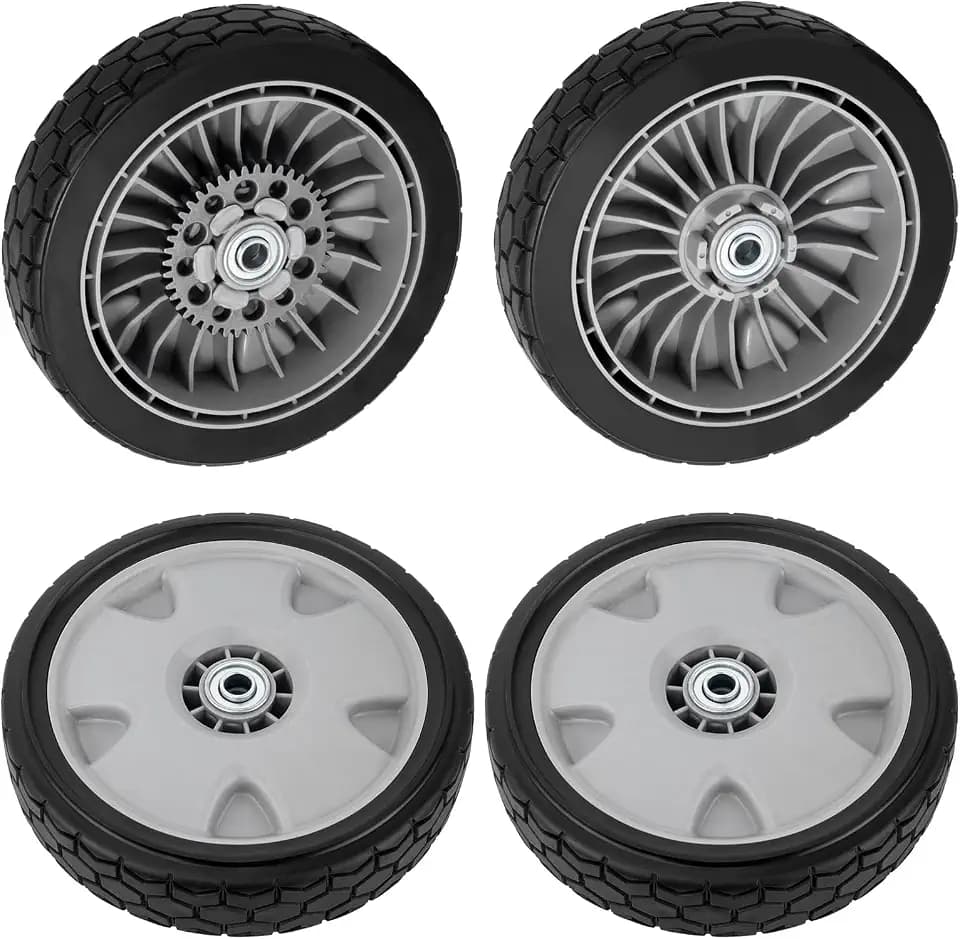 4PCS 9" HRX217 Lawn Mower Wheel Kit Fit for Honda HRX217 Lawn Mower