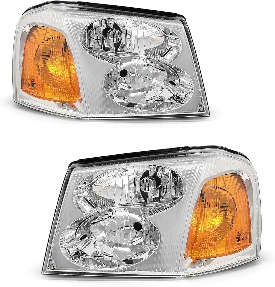 for 2002-2009 GMC Envoy Halogen Headlight W/O Bulbs
