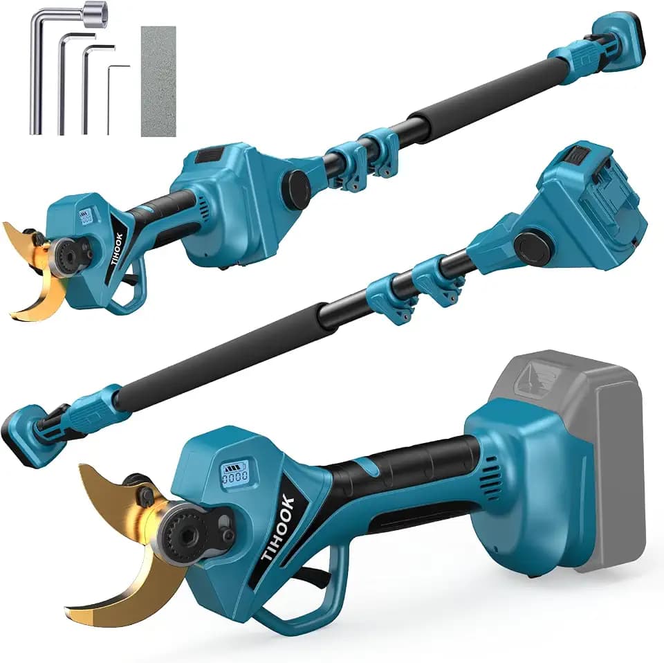 2-in-1 Akku Astschere, Elektrisch Gartenschere für Makita BL-18V