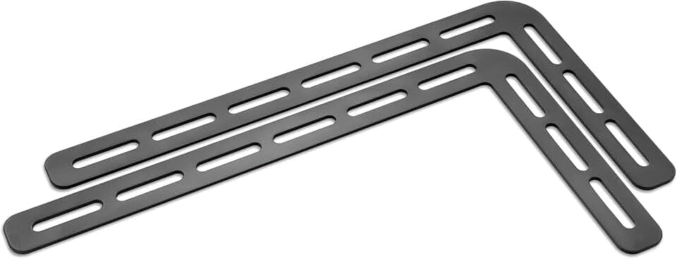Meliconi Soundbar 1000, TV-Soundbar-Halterung, Mit TV-Wandhalterung Kombinierbar, Dreht die Soundbar Zusammen mit dem Fernseher, Kompatibel mit VESA-Halterung, Belastbarkeit 20 kg, Schwarz