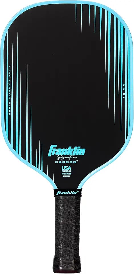 Franklin Sports Signature Carbon Pickleball Paddle 13mm Traditional - Blue