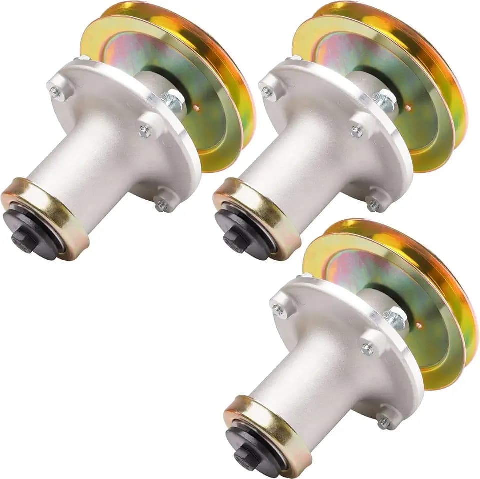 61 Inch Mower Deck Spindle 539112170 with Pulley 539113300 Fit for Husqvarna MZ61 MZ6125 MZD61 EZ6124 FD61M MZ 28 ZT BF Z6125C EZ5224 Zero Turn Mowers 3 Pack
