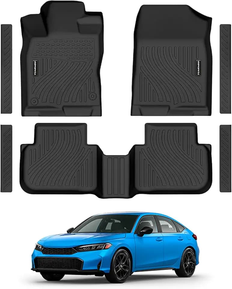 Floor Mats for 2022-2026 Honda Civic Gas Sedan(2nd Row w/o USB Port)