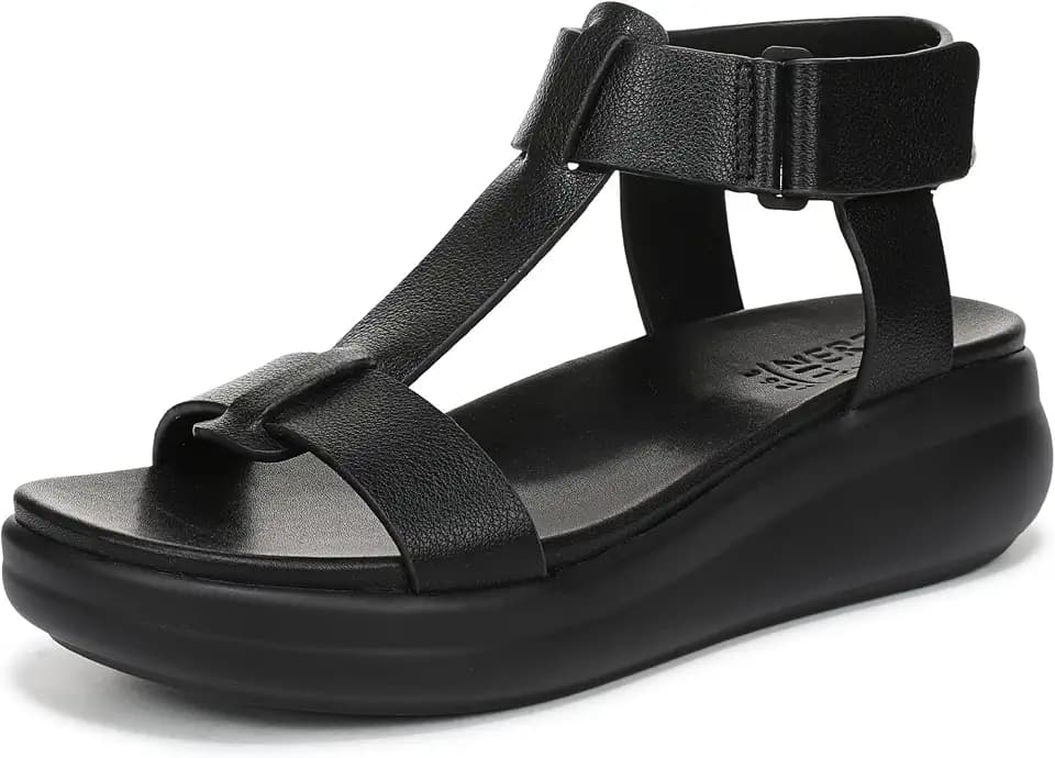 Naturalizer Women's Cersei T-Strap Wedge Sandal