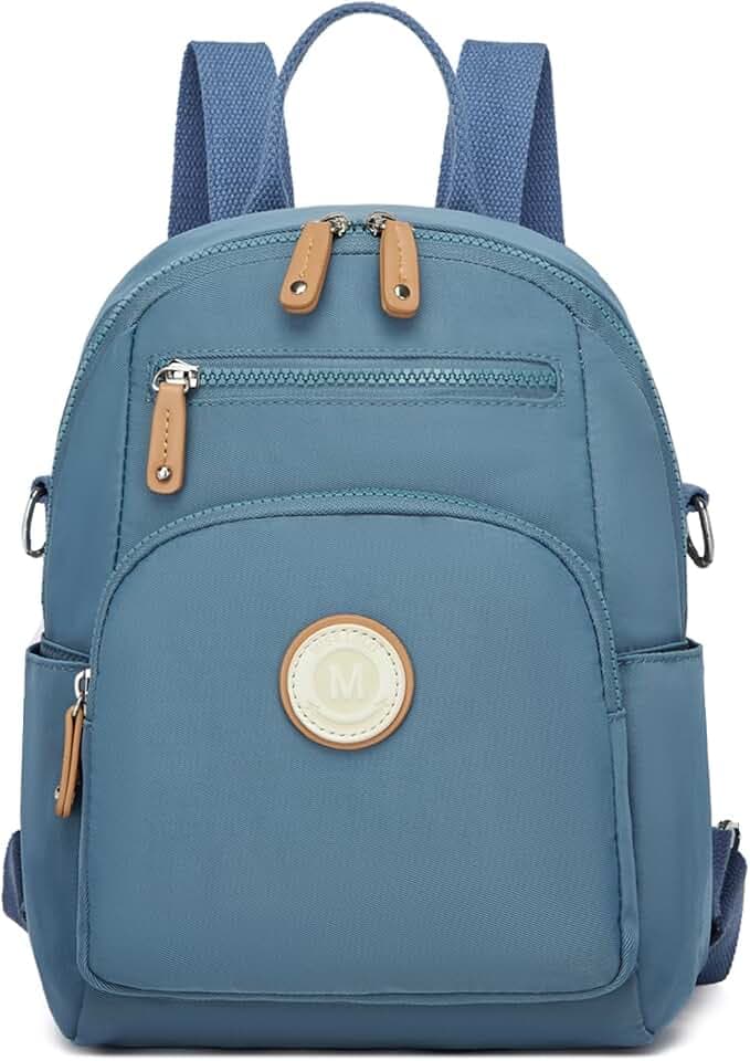 Miss Lulu Rucksack Damen Klein Elegant, 3-in-1 Cityrucksack aus Nylon