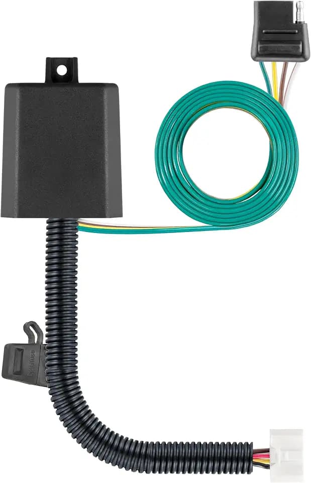 BKDK CURT 56547 Vehicle-Side Custom 4-Pin Trailer Wiring Harness, Compatible with Select MDX