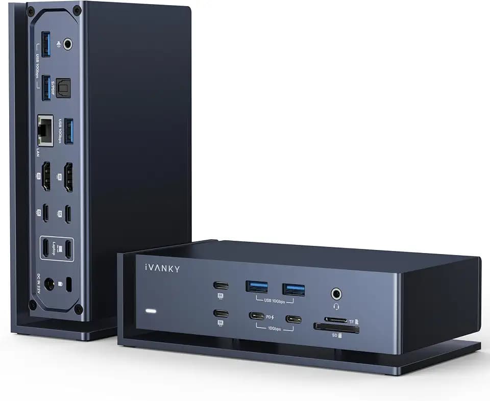 iVANKY FusionDock Max1 20-in-2 Thunderbolt 4 Dockingstation Zwei TB4-Chips