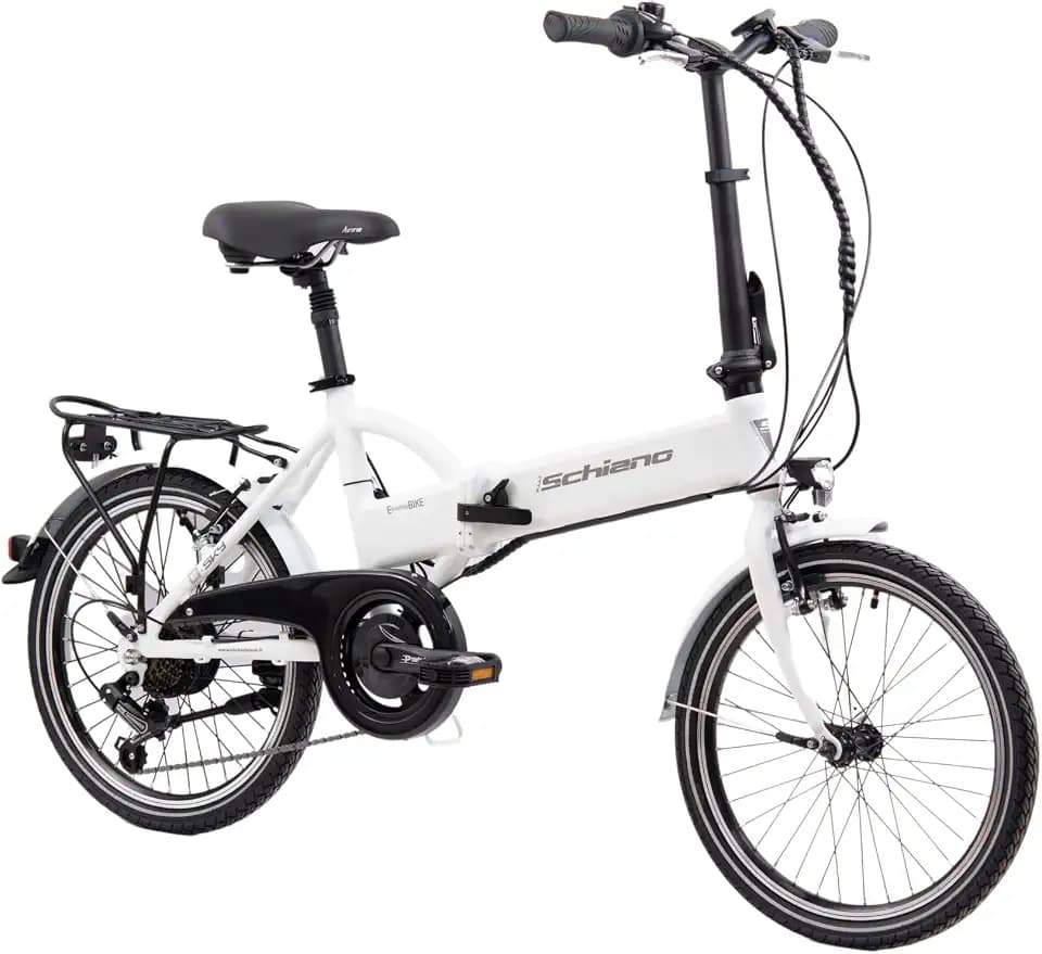F.lli Schiano E-Sky, E Bike Klappbar 20 Zoll, 36V 7.8Ah Abnehmbarer Akku, Motor 250W 40Nm, Klapprad Ebike für Herren und Damen